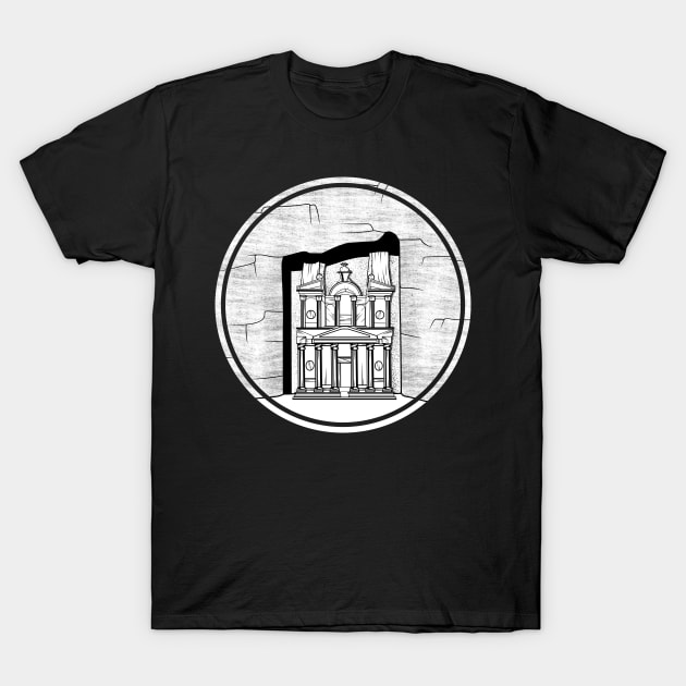 Petra Al Khazneh Temple T-Shirt by mailboxdisco